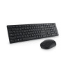 Kit teclado e mouse sem fio Dell KM5221W preto