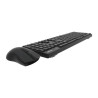 KIT TECLADO E MOUSE SEM FIO PHILIPS SPT6501B PRETO 