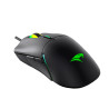 Visão diagonal parte de baixo Mouse Gamer Naja Viper Pro 7200 DPI RGB