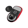 Receptaor Mouse Gamer Pro X Superlight Logitech G Sem Fio Vermelho 910-006783