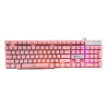 Visão superior TECLADO GAMER OEX FORCE-X TC201 ROSA -51.1702 