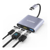 ADAPTADOR COMTAC USB-C DIGITAL AV DIGITAL MULTIPORTAS - 9405