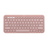 TECLADO SEM FIO BT LOGITECH PEBBLE KEYS 2 K380S ROSA