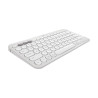 TECLADO SEM FIO BT LOGITECH PEBBLE KEYS 2 K380S BRANCO