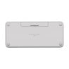TECLADO SEM FIO BT LOGITECH PEBBLE KEYS 2 K380S BRANCO