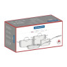 JOGO DE PANELA TRAMONTINA GRANO 4 PEÇAS ACO INOX