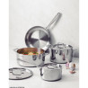 JOGO DE PANELA TRAMONTINA GRANO 4 PEÇAS ACO INOX