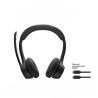Headset gamer Logitech Zone 300 preto - 981-001406