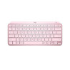 TECLADO SEM FIO LOGITECH MX KEYS MINI ROSA