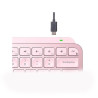 TECLADO SEM FIO LOGITECH MX KEYS MINI ROSA