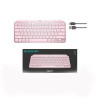 TECLADO SEM FIO LOGITECH MX KEYS MINI ROSA
