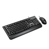 KIT TECLADO E MOUSE C/FIO LECOO CM105 PRETO