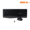 KIT TECLADO E MOUSE S/FIO LECOO KW211 PRET