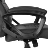 Visão lateral dos apoios de braço da cadeira gamer preta DT3sports GTS