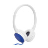 Visão Lateral do Fone de ouvido com Microfone HP Dobrável H2800 Azul