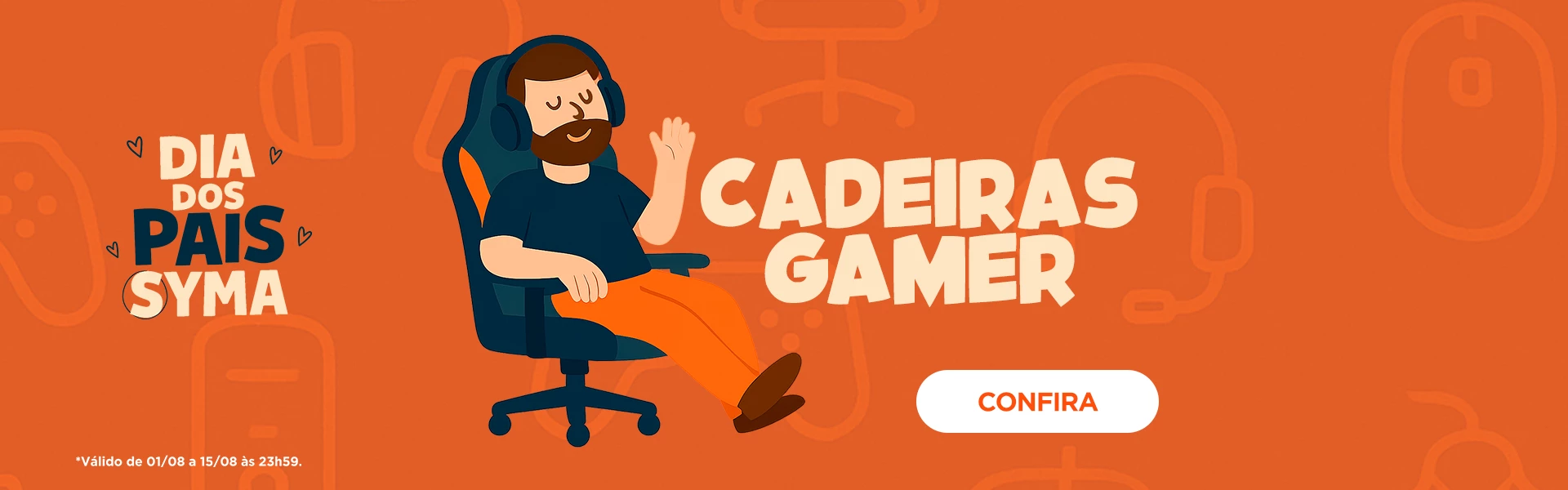 CADEIRA GAMER DIA DOS PAIS