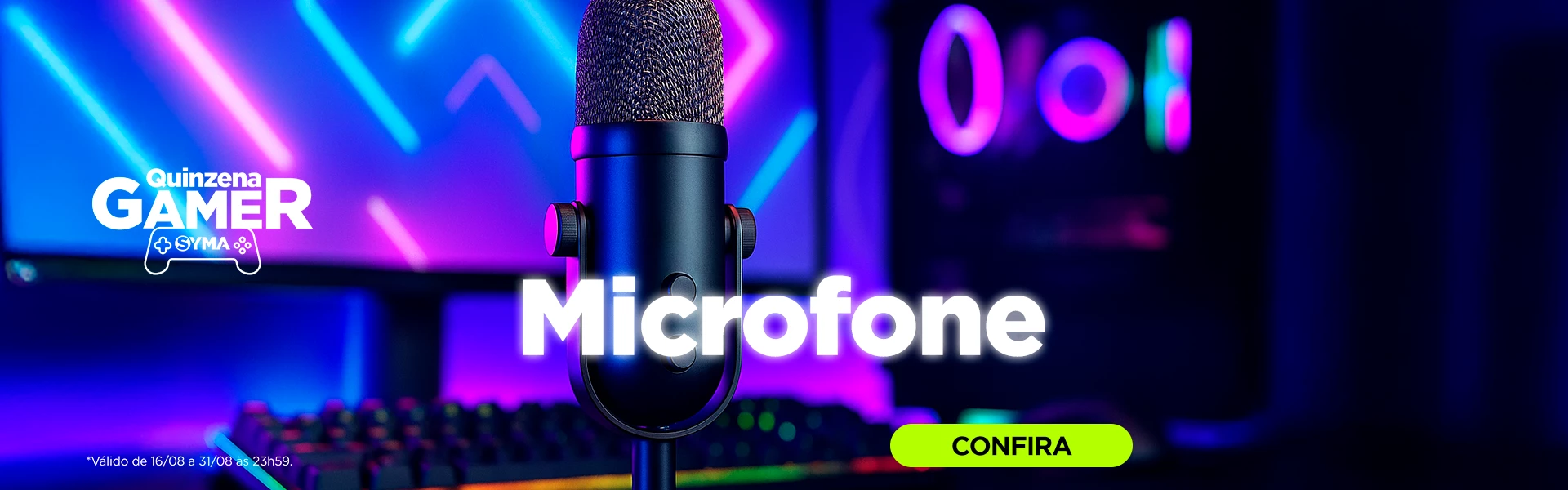 Quinzena gamer - microfone
