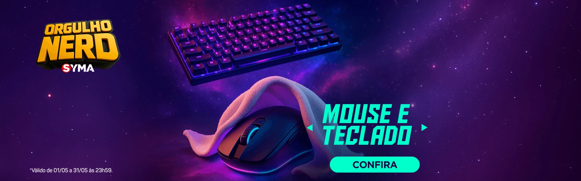 KIT TECLADO E MOUSE GAMER 