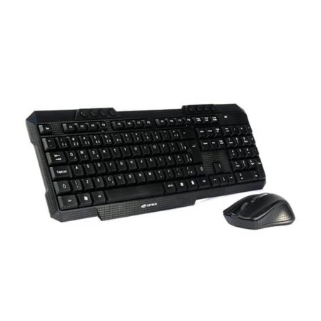 KIT TECLADO E MOUSE S/FIO C3TECH K-W10BK PRETO