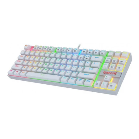 Teclado gamer mecânico Redragon Kumara Lunar RGB switch blue