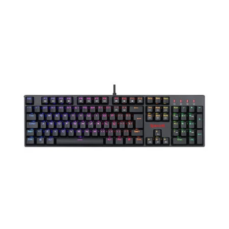 Teclado gamer óptico Redragon Surara Pro switch vermelho 