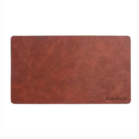 Mouse Pad Elements em Couro Marrom 700x400mm 
