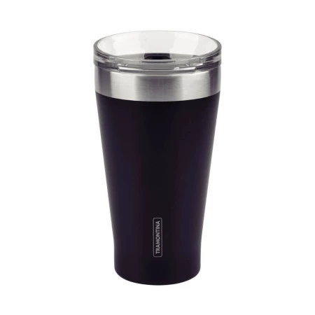 Copo Térmico Tramontina Exata com Tampa 550ml Preto 