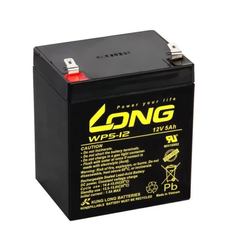 BATERIA SELADA P/ NOBREAK 12V X 5AH LONG WP5-12