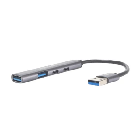 Hub C3tech USB 3.0 com 1x 3.0/1x 2.0/ 2x USB-C - HU-330SI