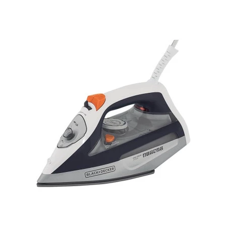 Ferro a vapor Black+Decker FX3100 127V com vaporizador cinza e laranja