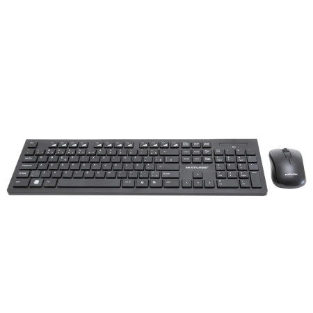 Kit Teclado e Mouse sem Fio Slim TC212 Multilaser