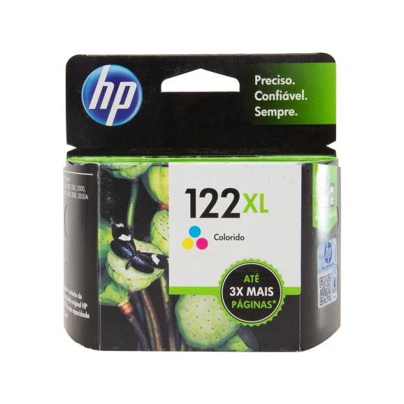 Cartucho de Tinta 122XL Colorido - HP