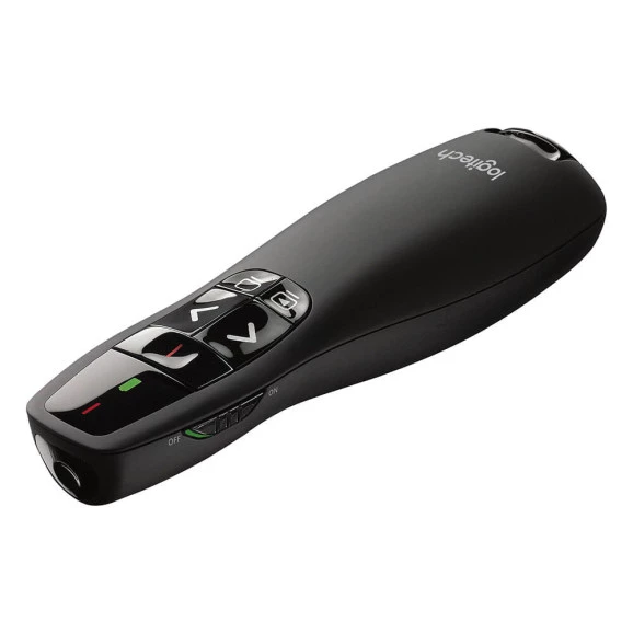 Apresentador sem fio Logitech R400 com laser vermelho