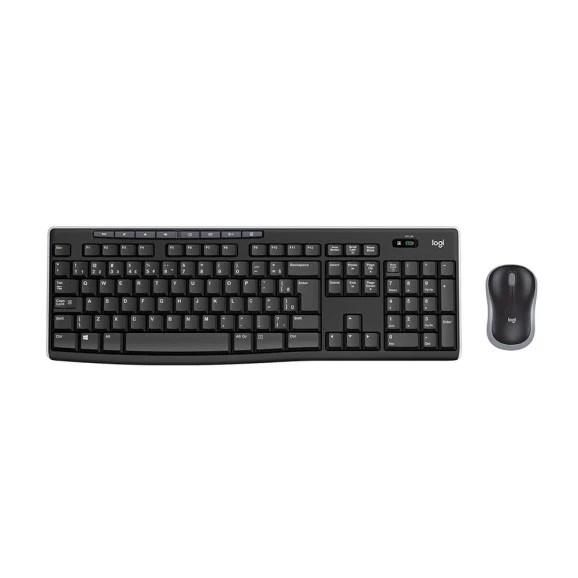 Kit teclado e mouse sem fio Logitech MK270