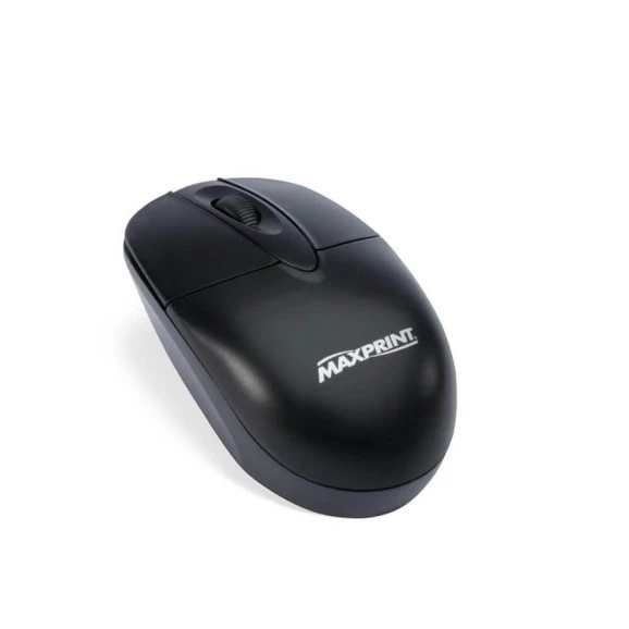 MOUSE USB MAXPRINT OPTICO PRETO - 606071