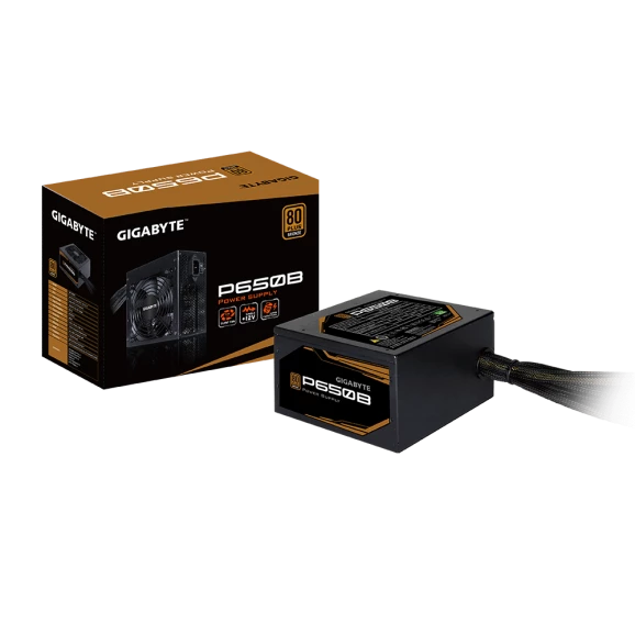 Caixa e Fonte 650w Reais Gigabyte P650B 80Plus Bronze ATX GP-P650B/BR 