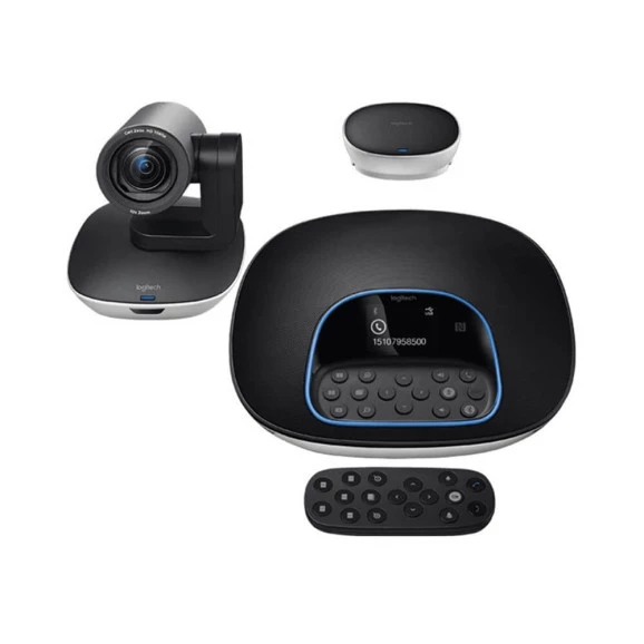 EQUIPAMENTO CÂMERA VÍDEO ÁUDIO CONFERÊNCIA LOGITECH CONFERENCECAM