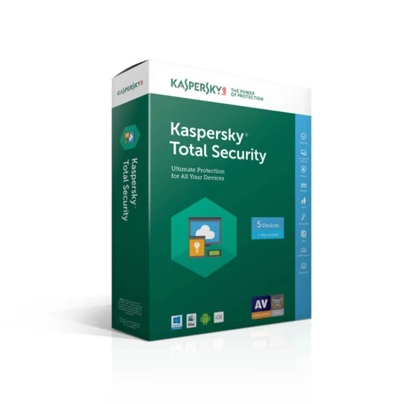 SOFTWARE KASPERSKY TOTAL SECURITY MULTIDISPOSITIVOS 5 USUÁRIOS