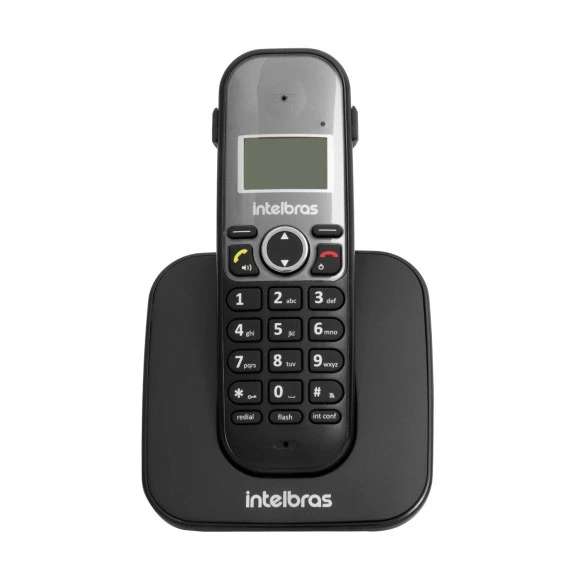 Telefone Intelbras Sem Fio TS5120 ID Preto
