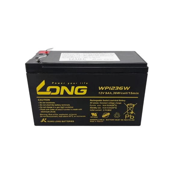 BATERIA SELADA P/ NOBREAK 12V X 9A LONG WP1236W