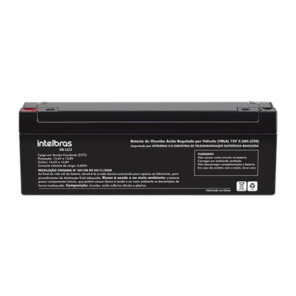BATERIA SELADA VRLA  12V 2.3AH XB1223 INTELBRAS