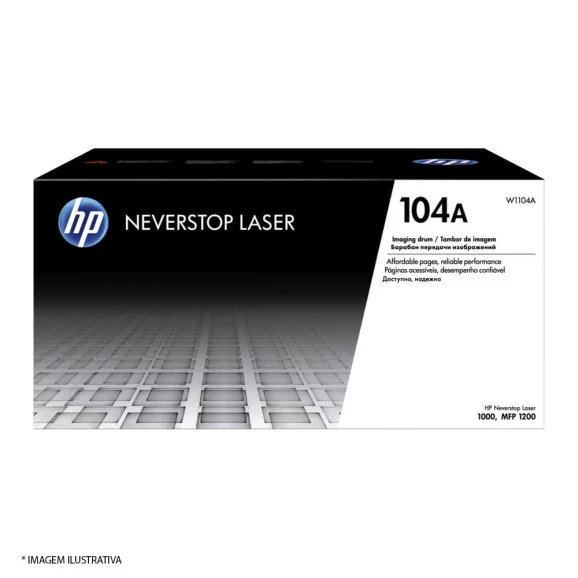 Visão frontal CILINDRO DE IMAGEM HP W1104A