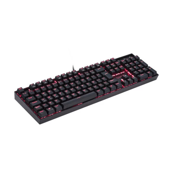 Teclado mecânico Redragon Mitra Led vermelho K551 switch marrom