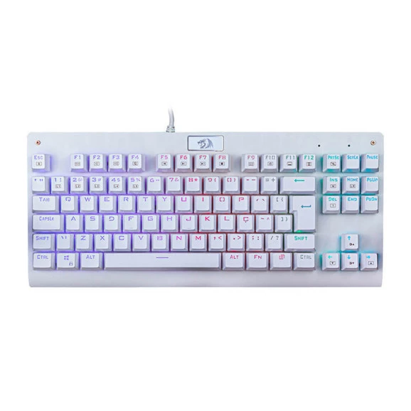 Teclado mecanico gamer Redragon RGB Switch vermelho dark avenger