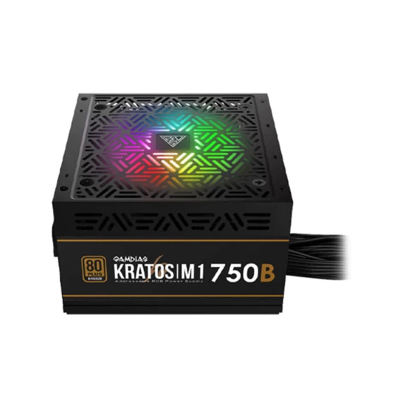 FONTE  750 WATS REAIS ATX GAMDIAS 80 PLUS RGB BRONZE - AD-X750ZZZ