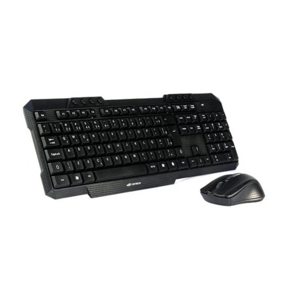 KIT TECLADO E MOUSE S/FIO C3TECH K-W10BK PRETO