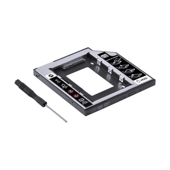Adaptador DVD para HD ou SSD notebook drive Caddy Vinik