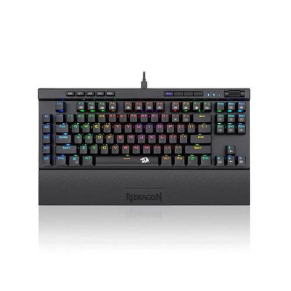 Teclado mecânico gamer Redragon K587 RGB Magic Wand switch azul