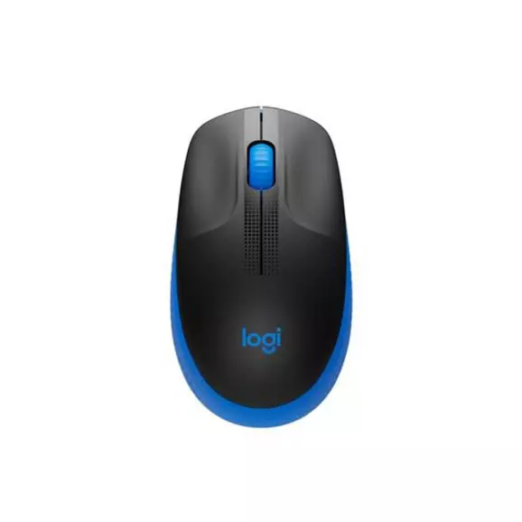 Mouse Logitech sem fio M190 azul