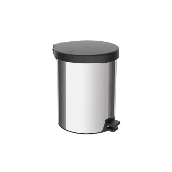 Lixeira com pedal Tramontina New 12 litros aço inox